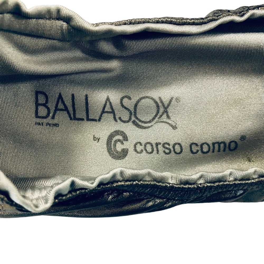 Ballasox by Corso Como Women Black & Silver 2 Tone Prince Ballet Flats US 10 - Picture 5 of 10